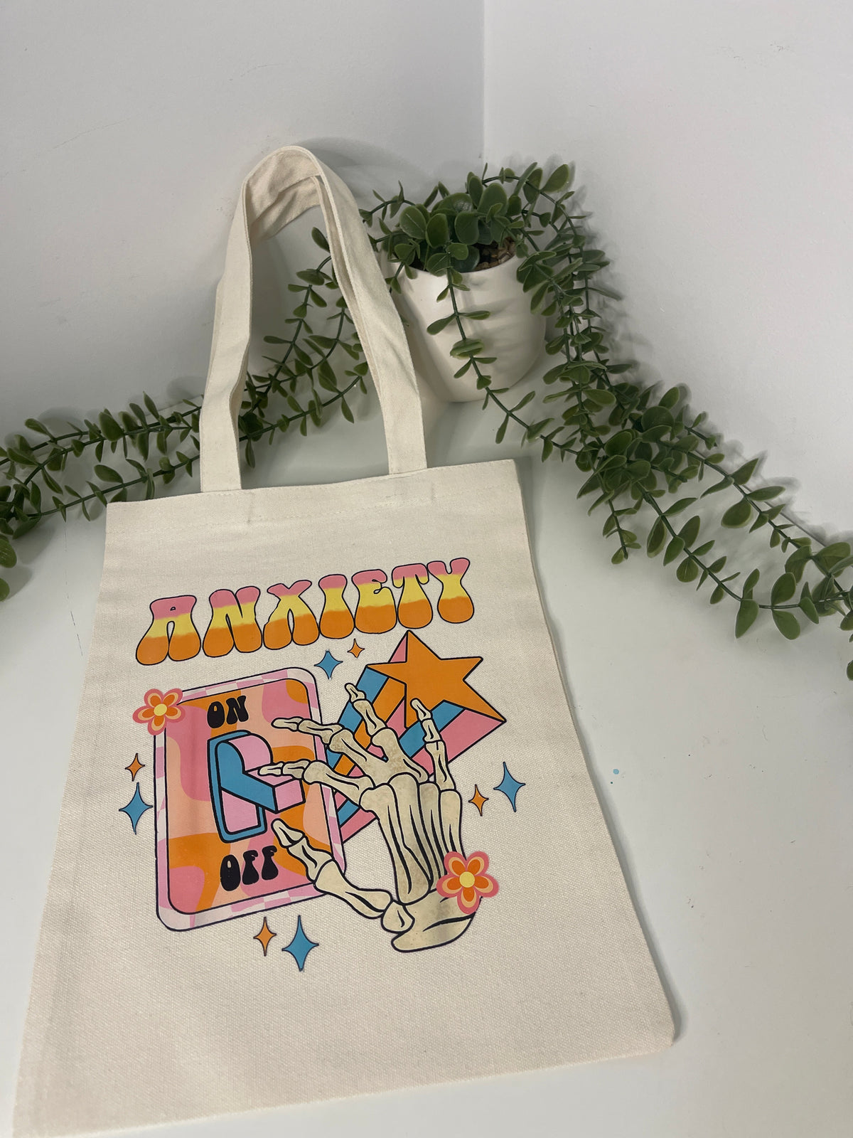 Anxiety tote bag