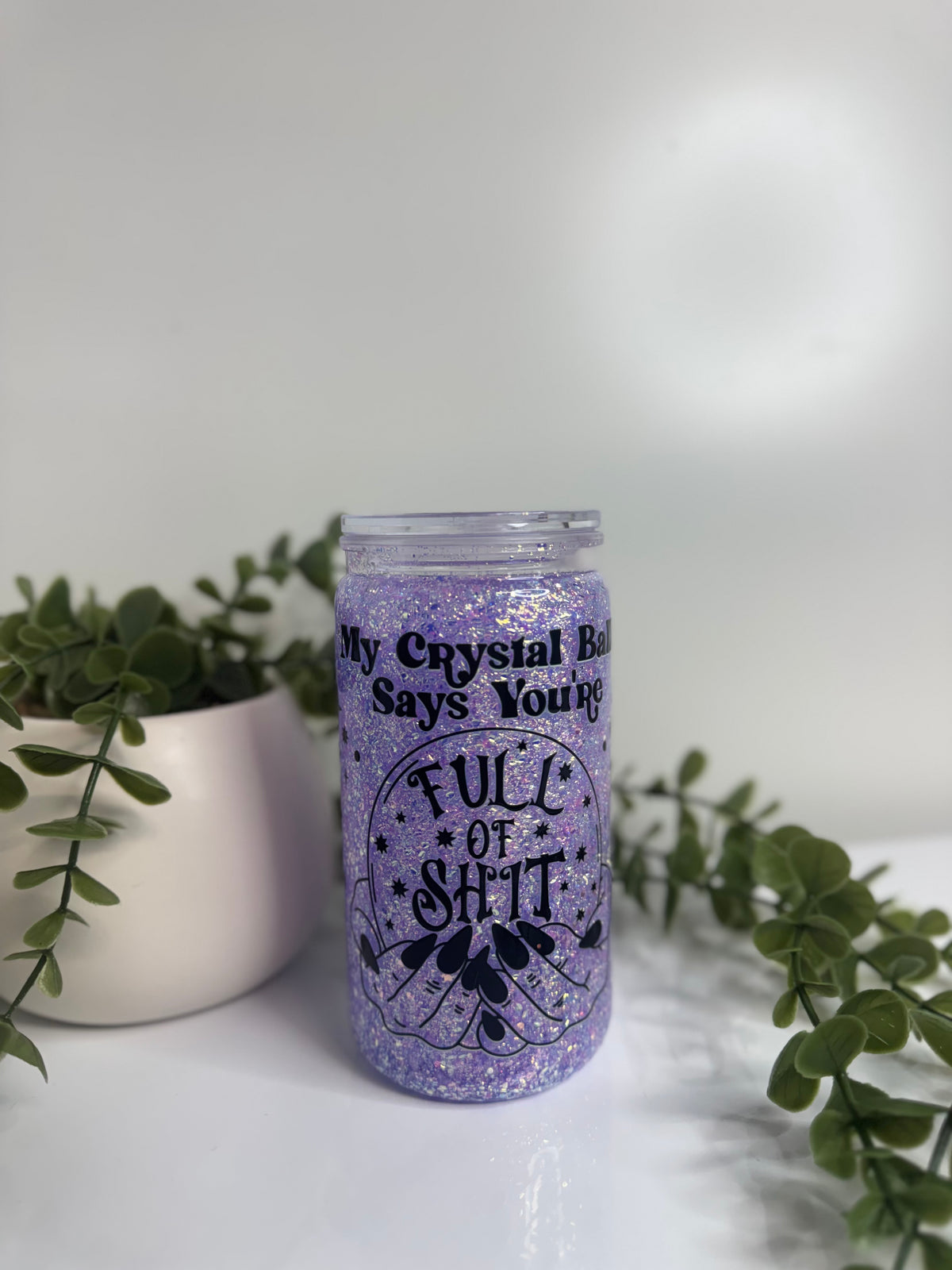 Crystal ball Acrylic snowglobe