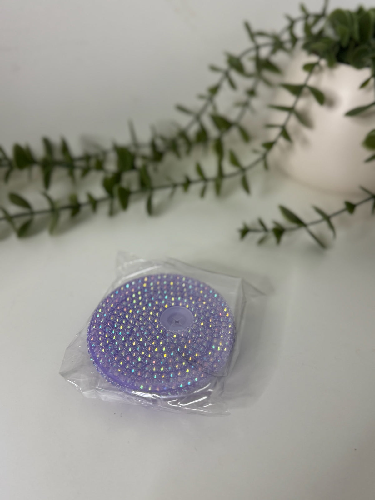 Purple bling lid
