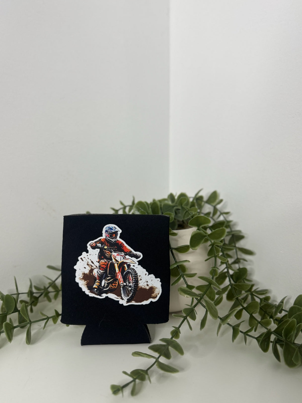 Dirt bike stubby cooler