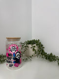 Stitch scream beer can glass