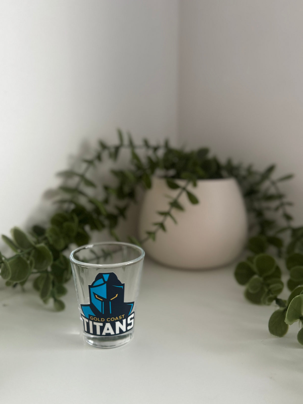 Titans shot glass