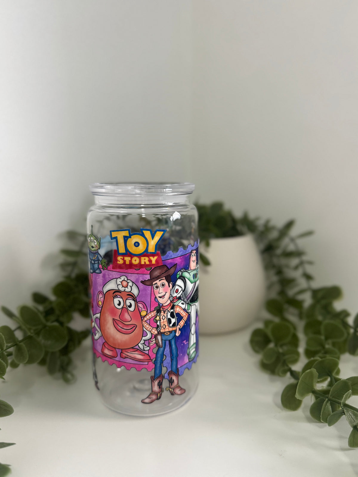 Toy Story acrylic beer can cup
