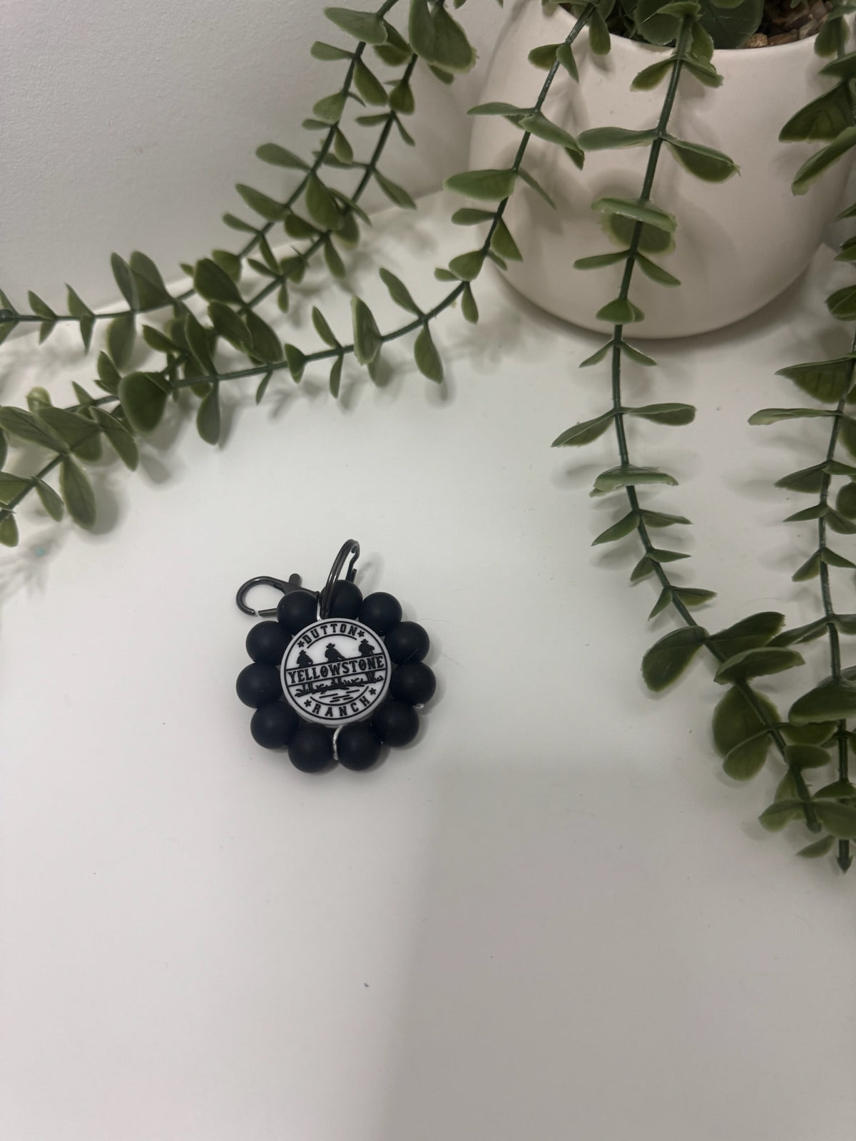Yellowstone flower keychain