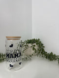 Mama beer can glass