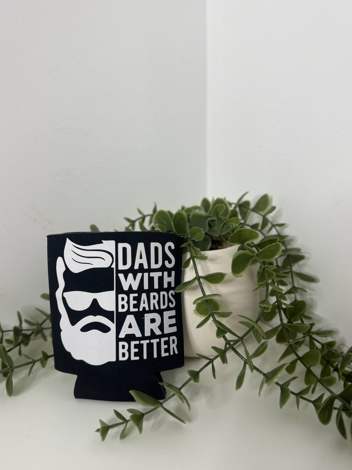 Dads with beards stubby cooler