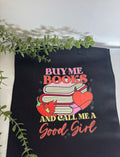 Buy me books tote bag