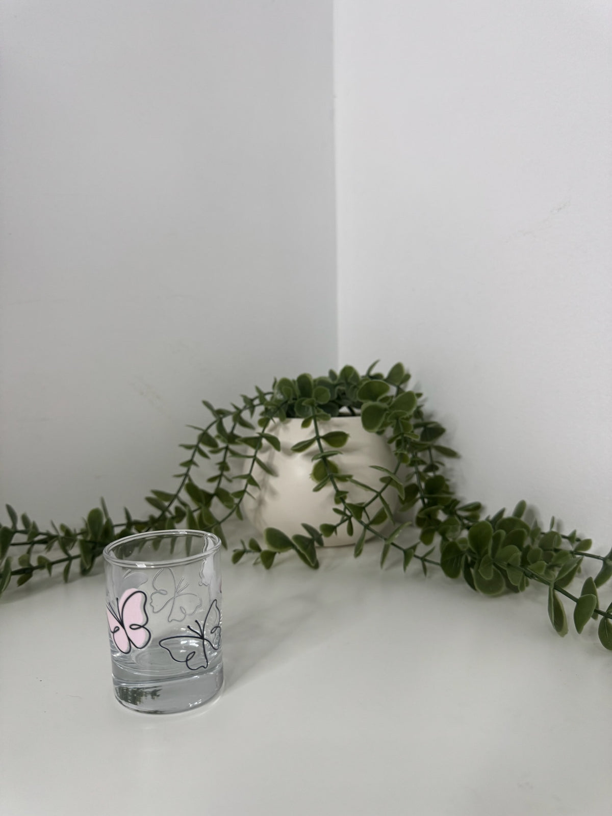 Butterflies shot glass