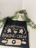 Kids Christmas apron beige