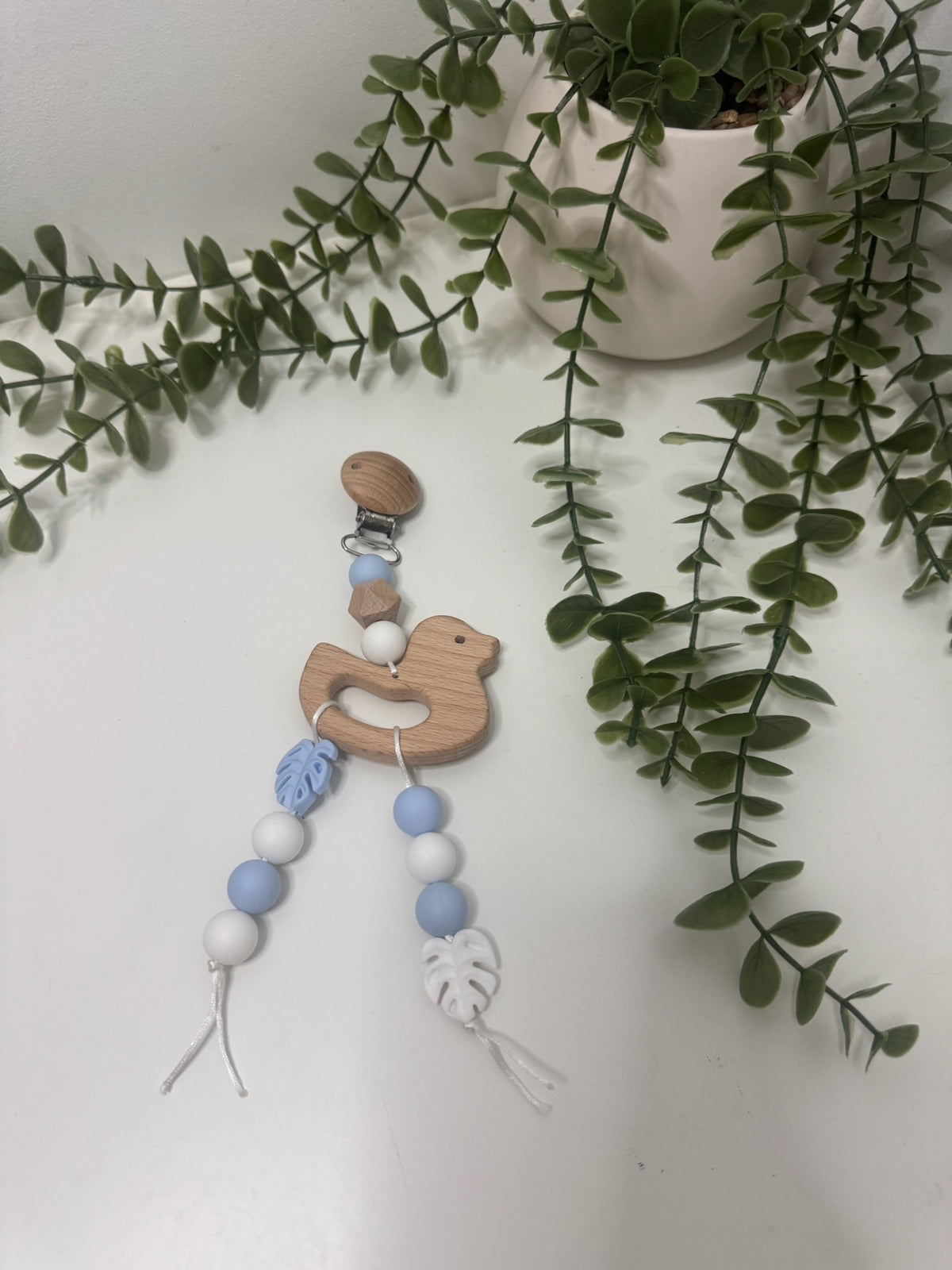 Duck hanging pram toy