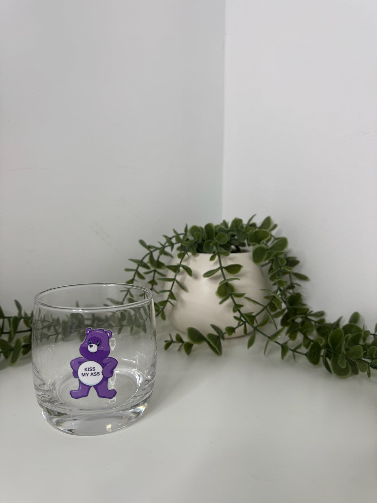 Care Bears whiskey glass