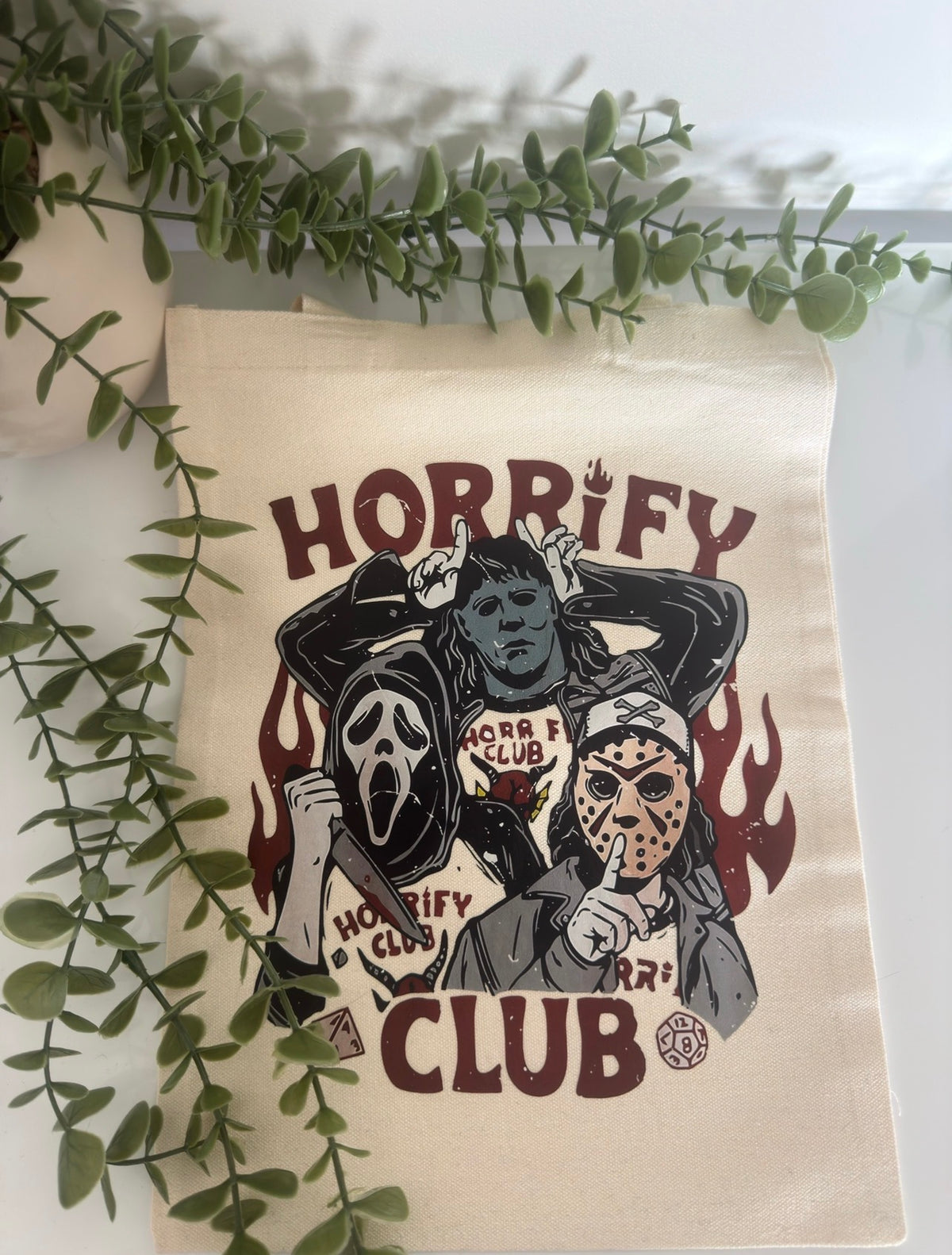 Horrify club tote bag
