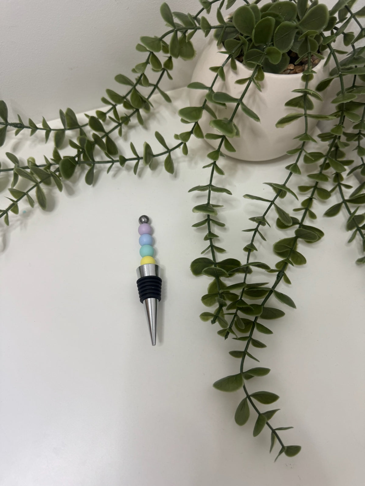 Pastels wine stopper