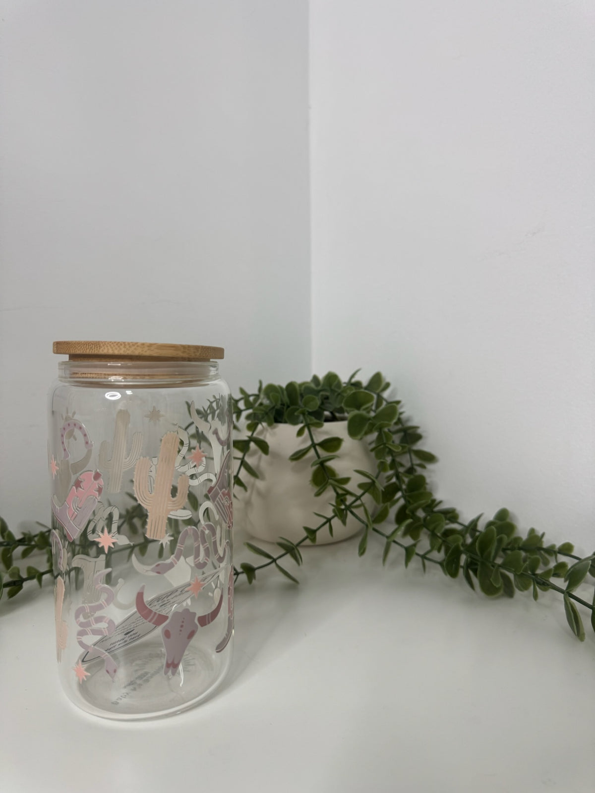 Country beer can glass