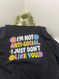 Not anti social jumper