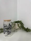 Mama beer can glass
