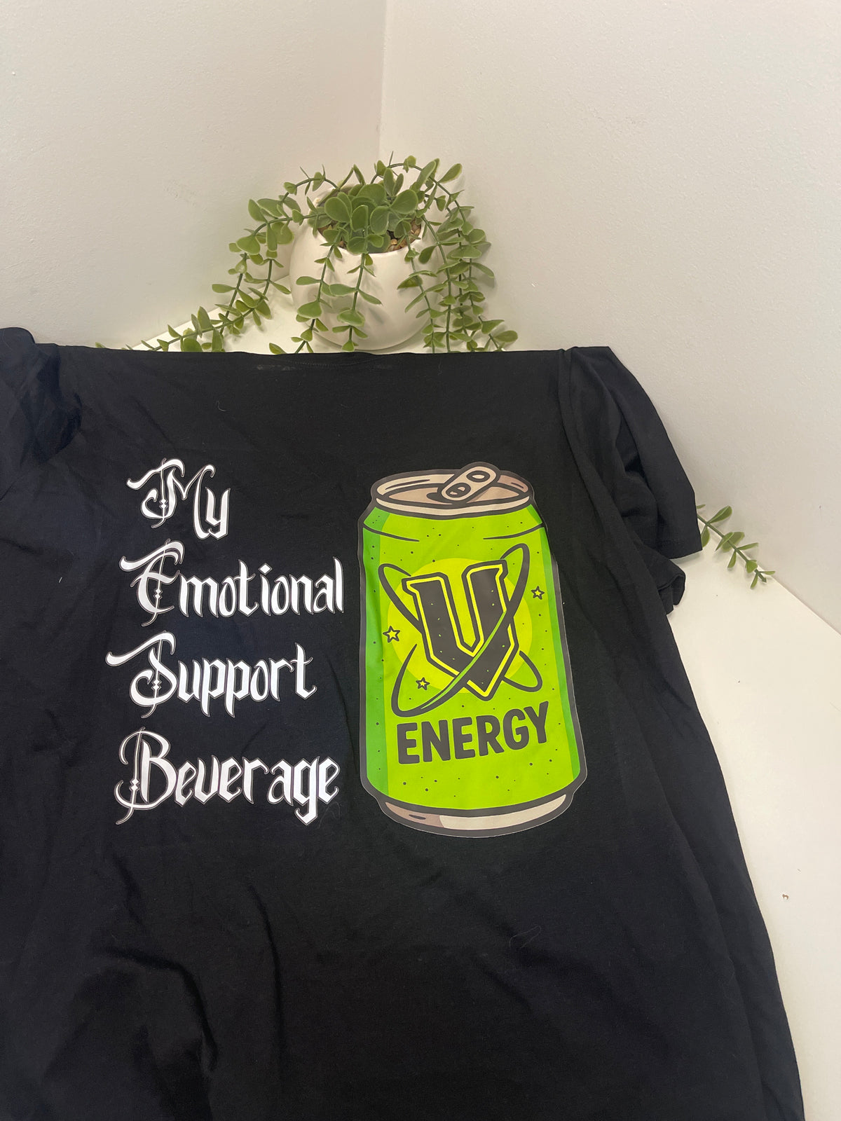 Emotional support beverage T-shirt