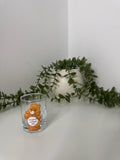 Orange Care Bears shot glass