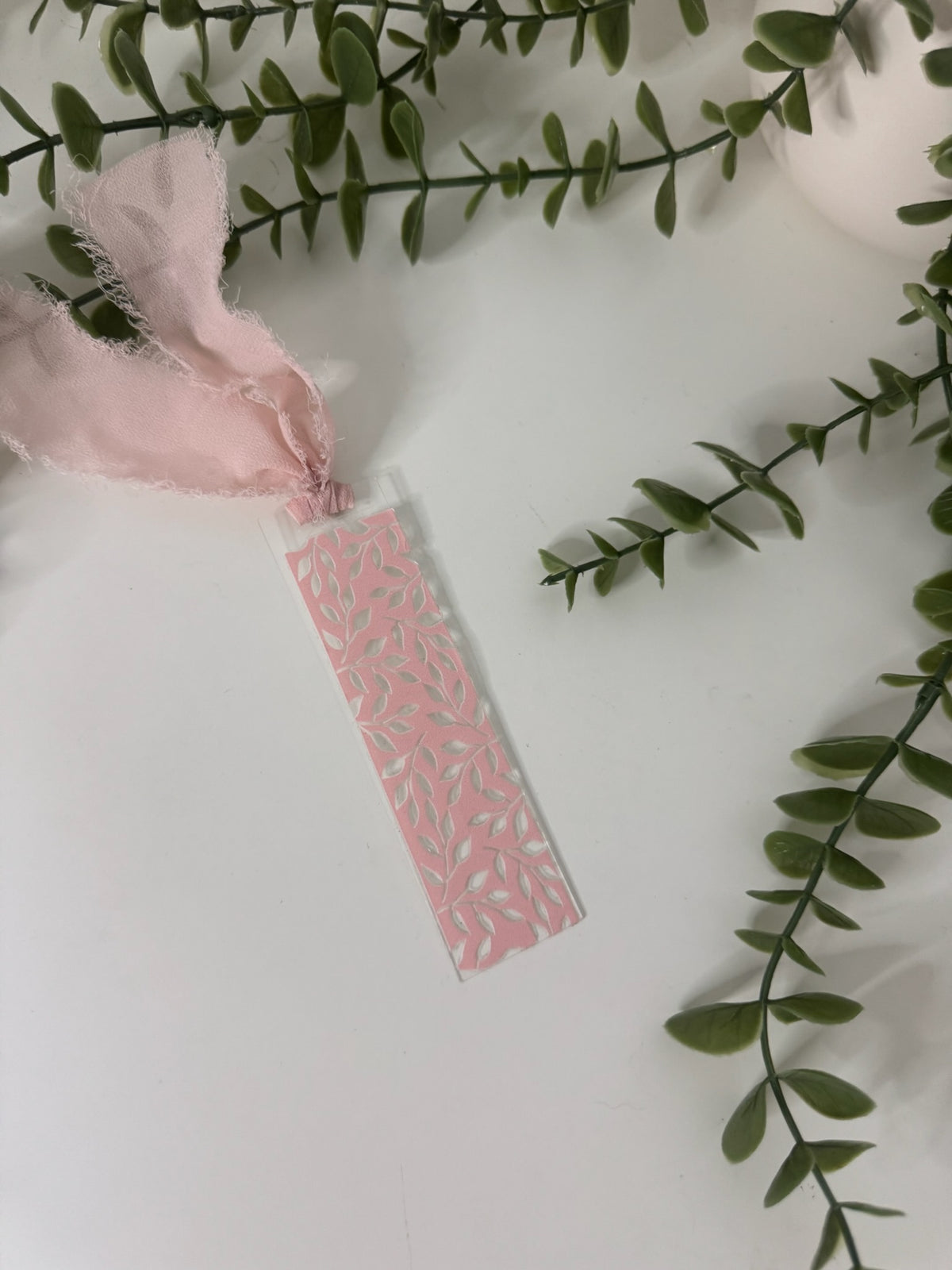 Leaves acrylic bookmark