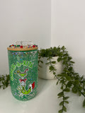 Grinch glass snow globe