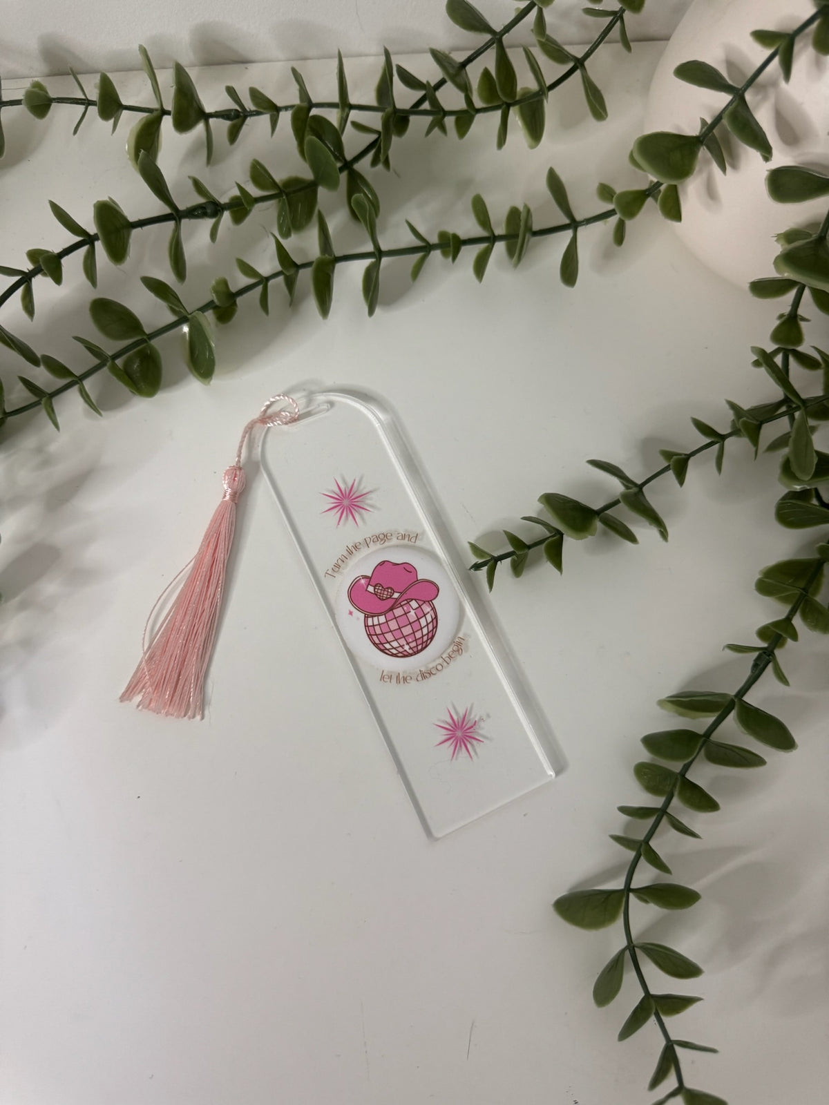 Country disco acrylic bookmark