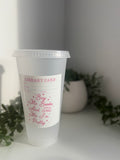 Library card cold cup 24oz