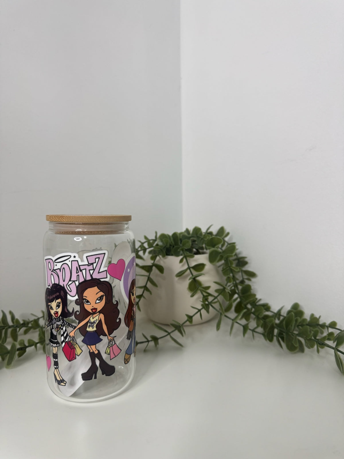 Bratz beer can glass