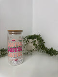 Coffee beer can glass