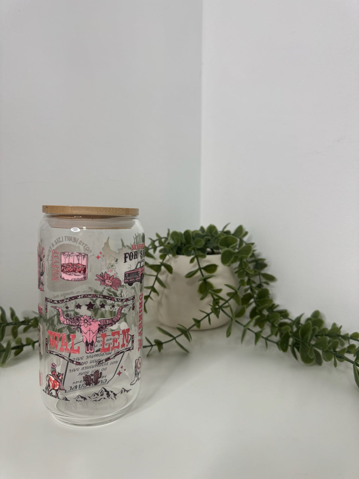 Wallen beer can glass