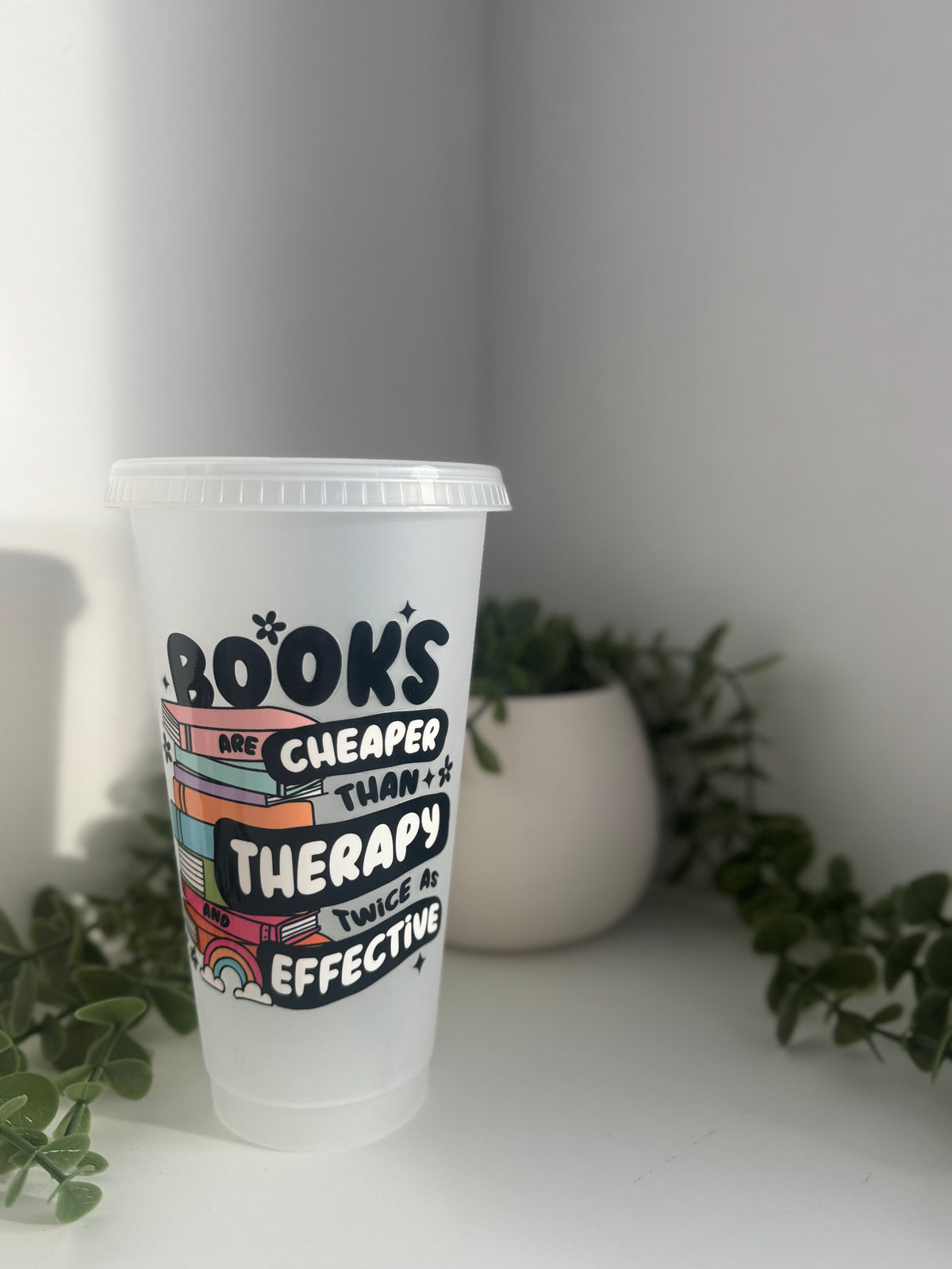 Books cold cup 24oz
