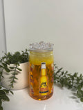 Great northern acrylic beer can snowglobe