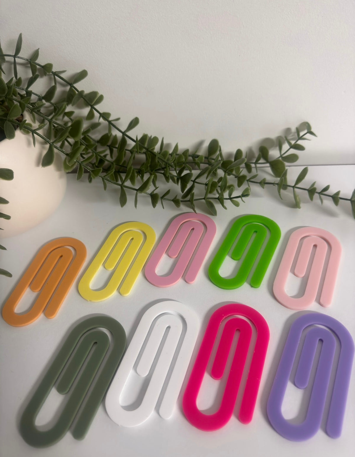 Large acrylic paper clip