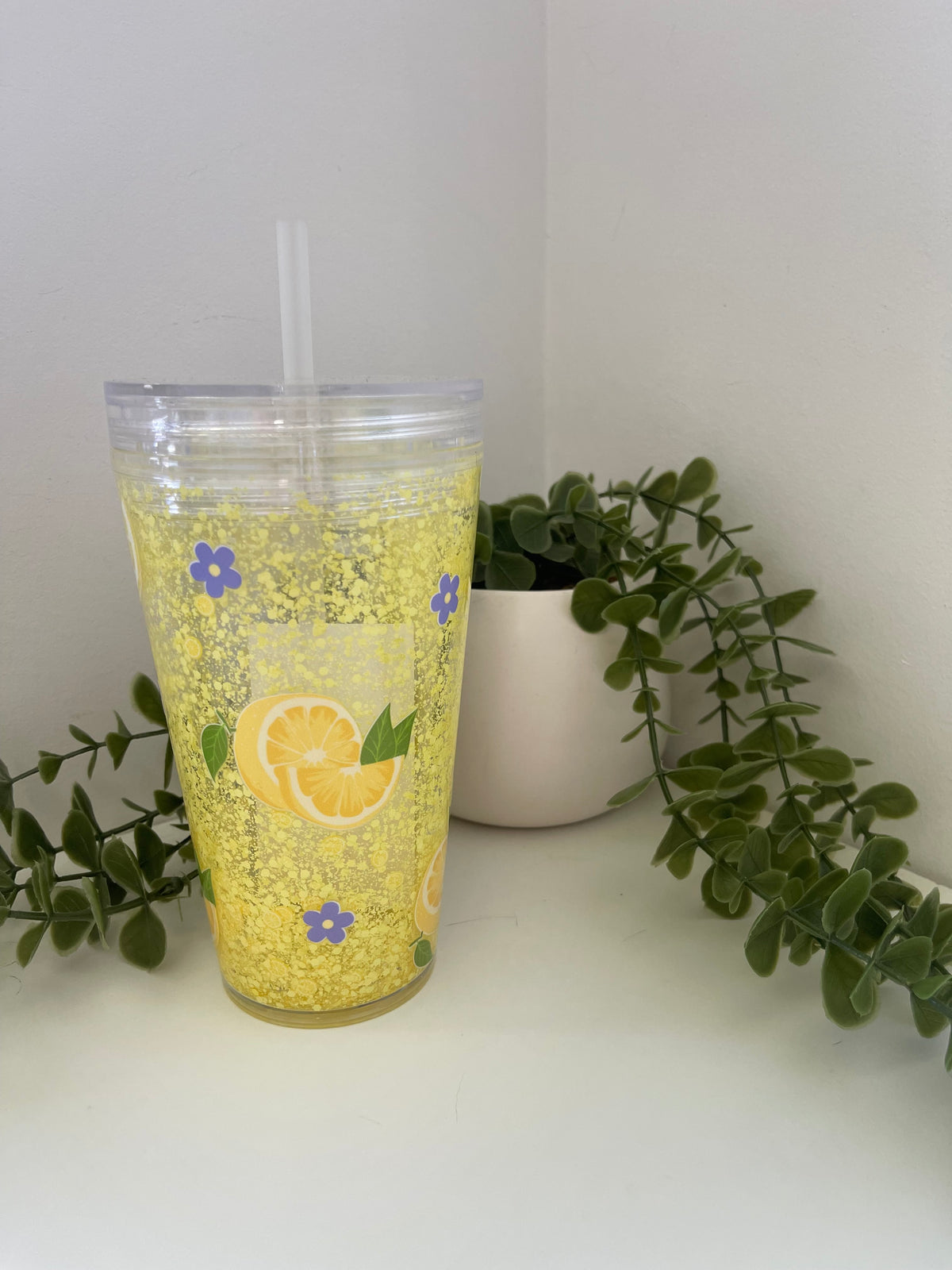 Lemons 16oz stadium tumbler snow globe