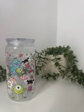 Monsters inc acrylic beer can cup