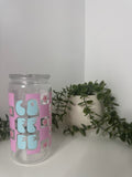 Coffee acrylic beer can cup