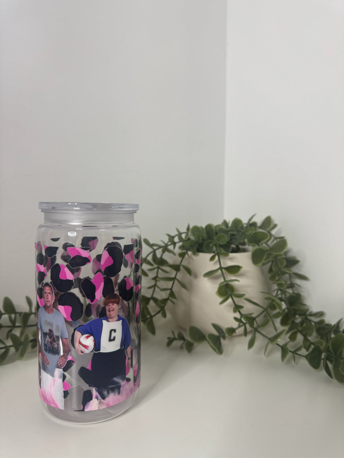Kath and Kim acrylic beer can cup