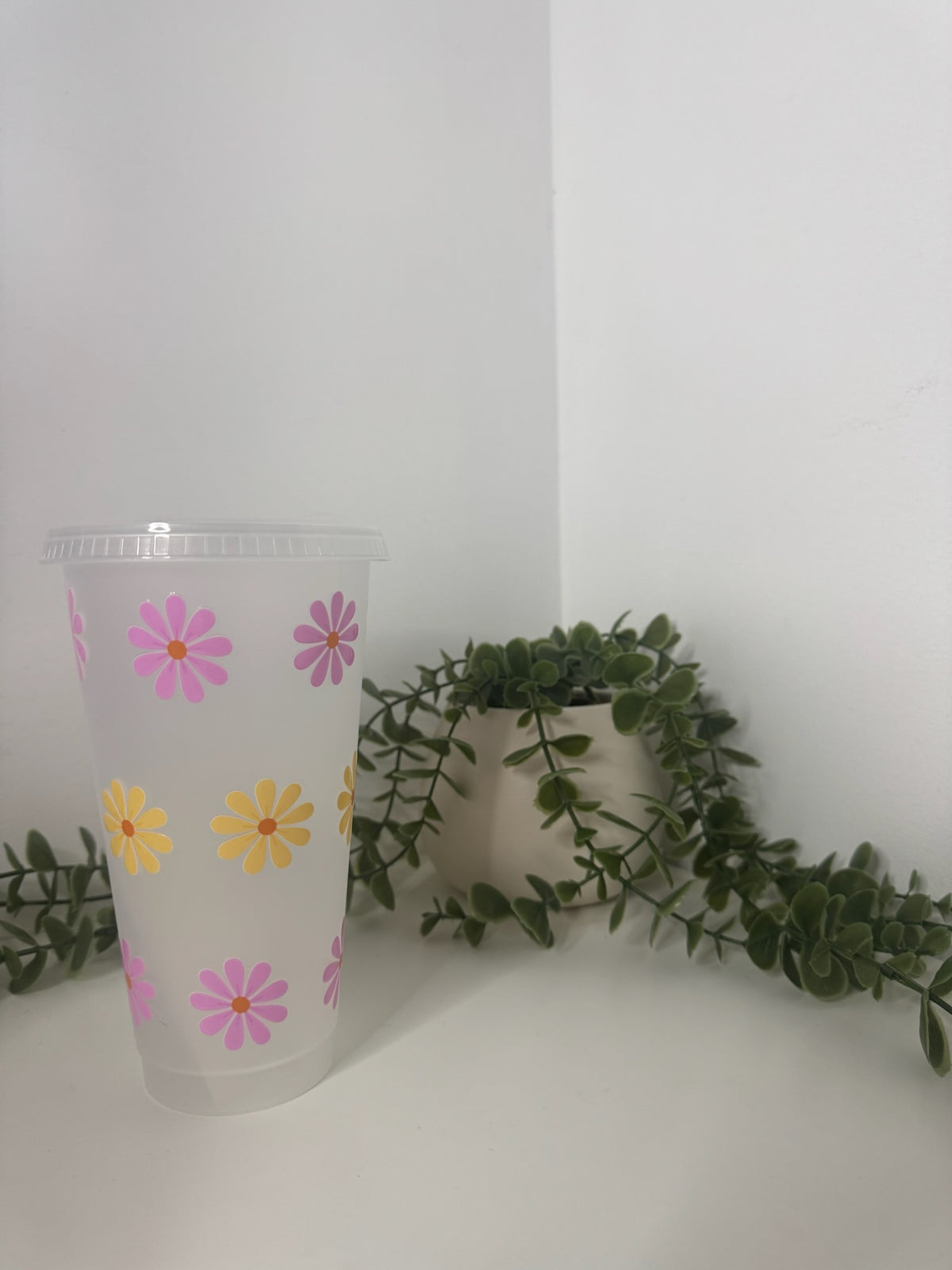 Flowers cold cup 24oz