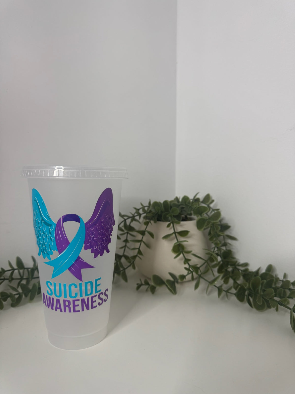 Suicide awareness cold cup 24oz