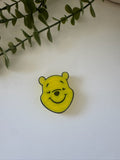 Pooh bear 3D printed straw topper