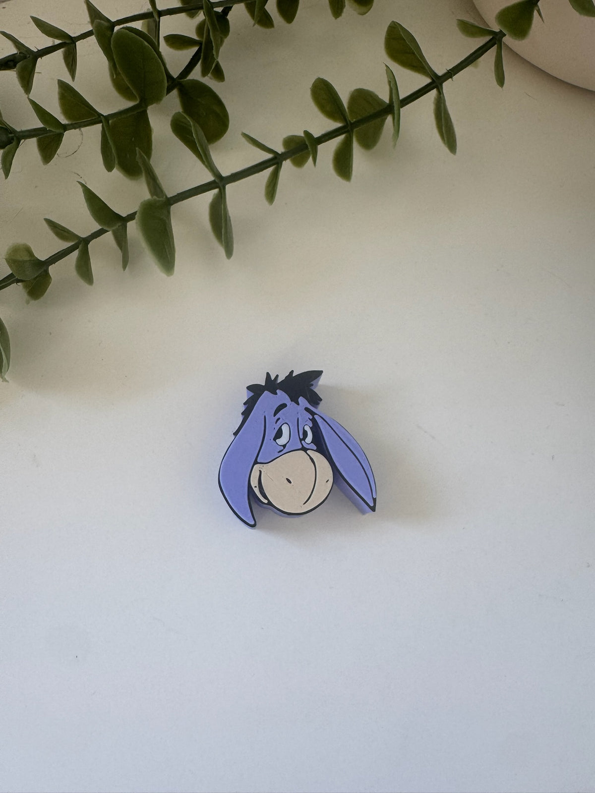 Eeyore 3D printed straw topper
