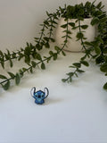Stitch silicone straw topper