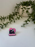 Ghostface silicone straw topper
