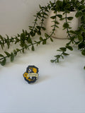 Hufflepuff silicone straw topper