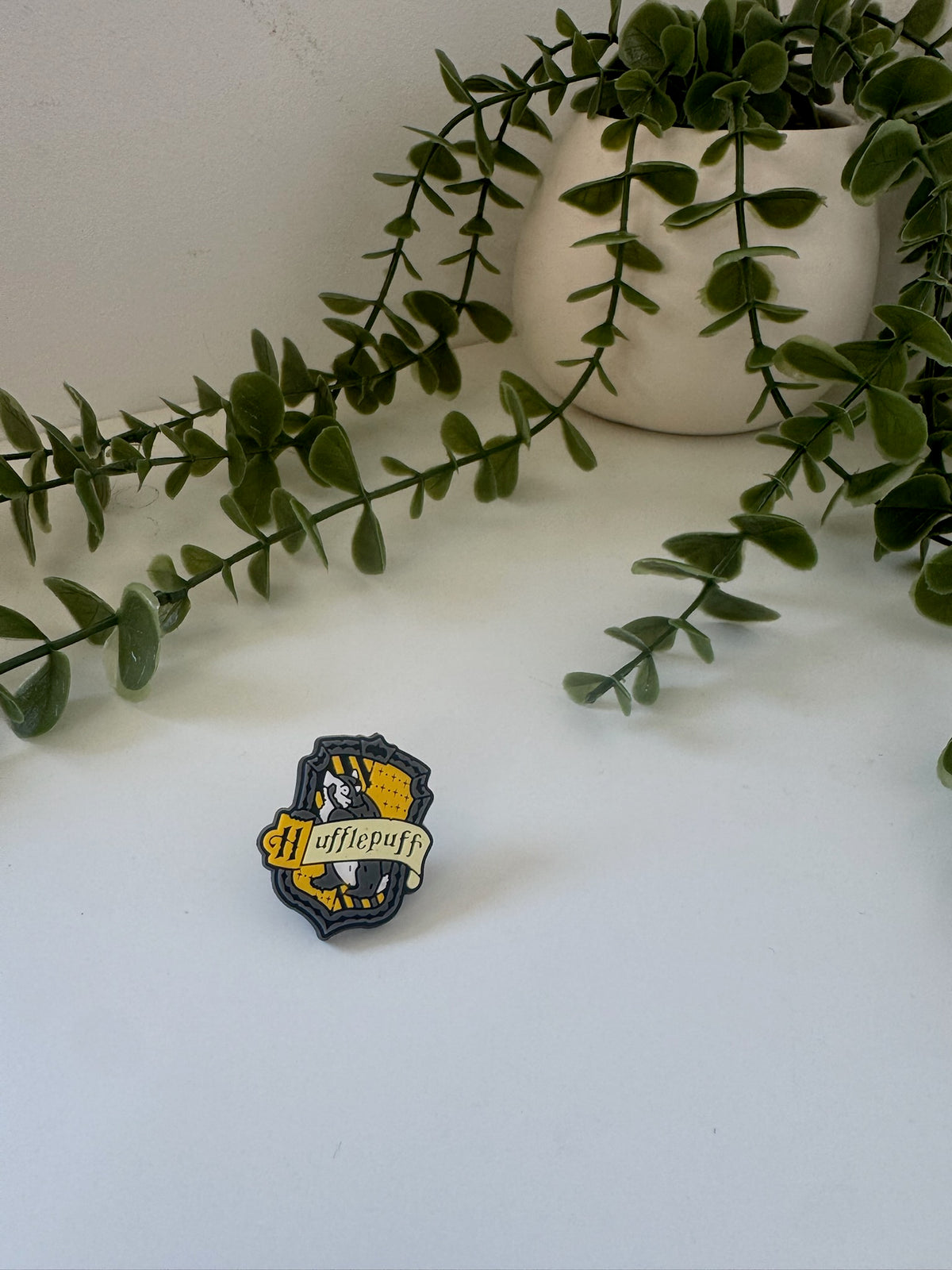 Hufflepuff silicone straw topper