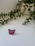 Butterfly silicone straw topper