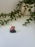 Highland cow silicone straw topper