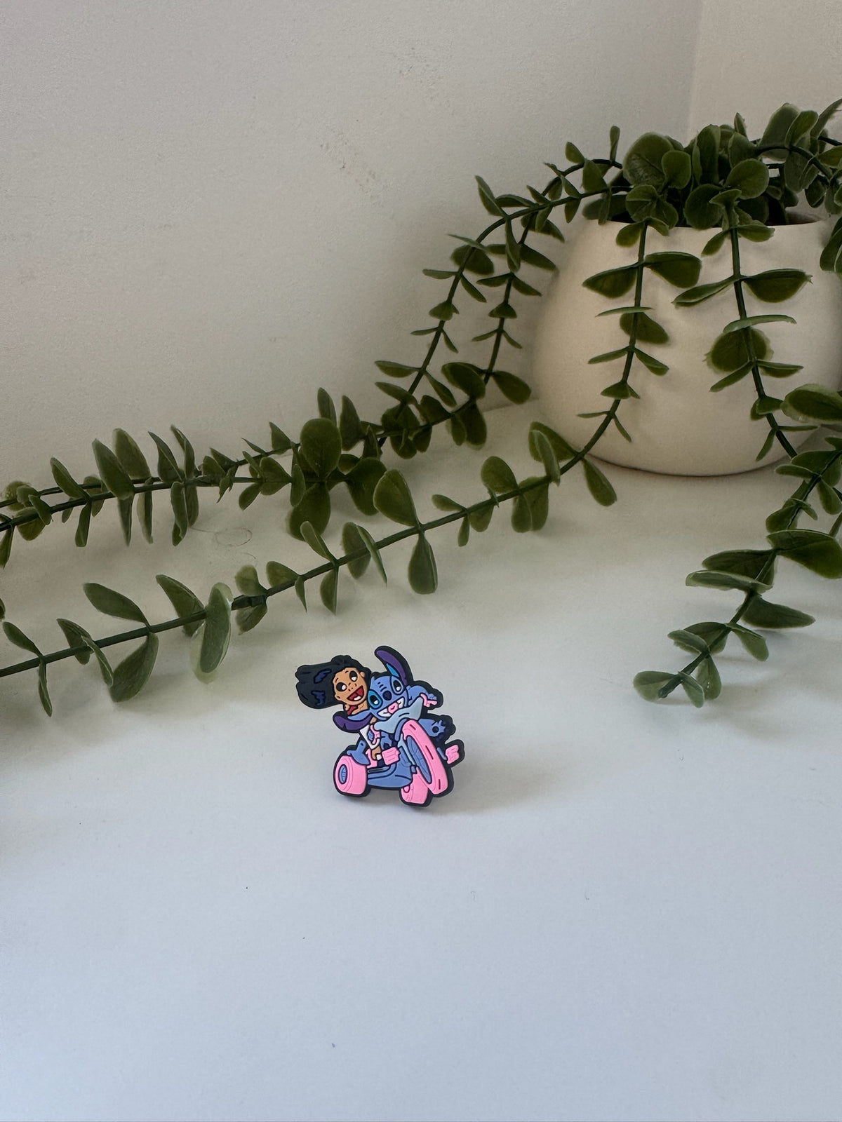 Lilo and stitch silicone straw topper