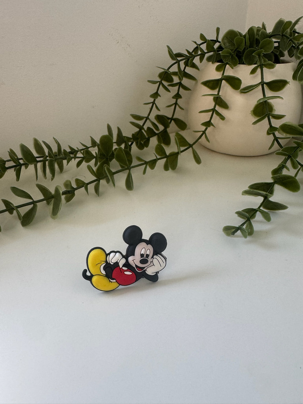 Mickey silicone straw topper