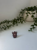 Highland cow silicone straw topper