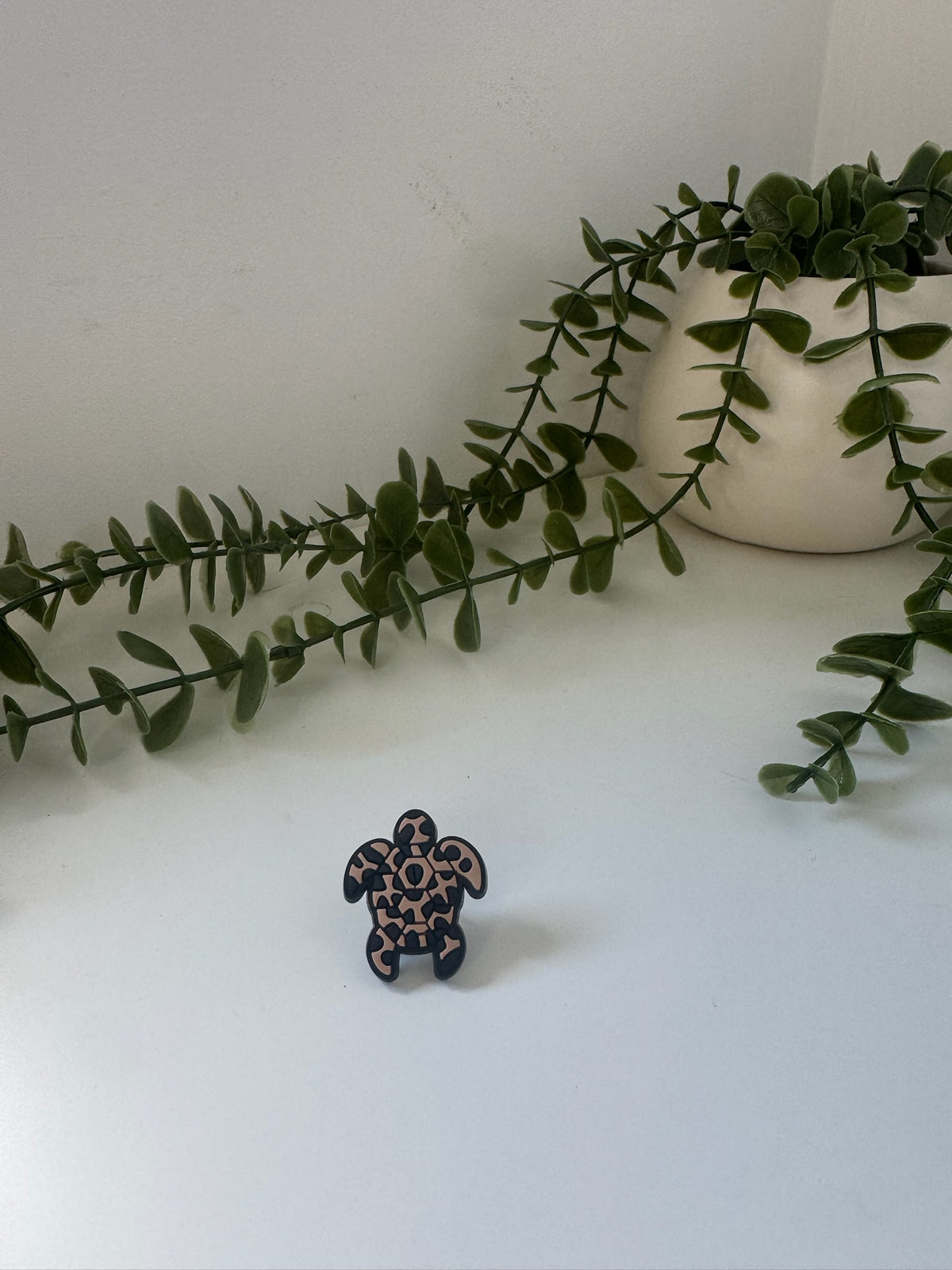 Turtle silicone straw topper